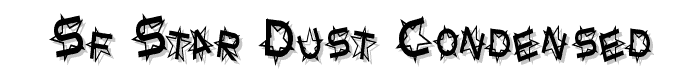 SF Star Dust Condensed font